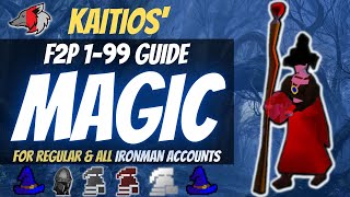 (OSRS) Efficient F2P 1-99 Magic Guide For Regular & All Ironman Accounts