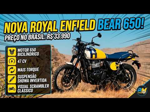 Nova Bear 650 é Lançada por R$ 33.990! Vale Mais que a Interceptor?