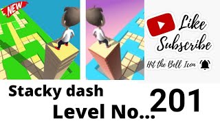 || Level no.... 201|| Android version game 🔥 gameplay - Stacky Dash game - Official gaming adda screenshot 1