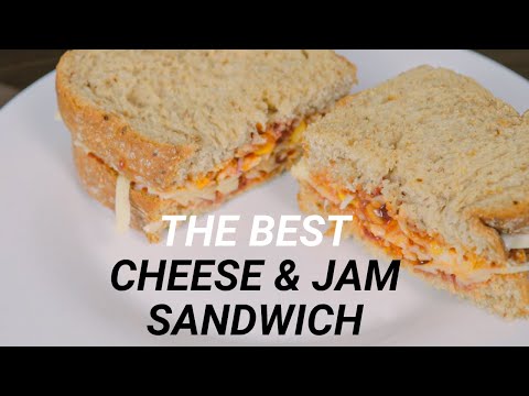 The Best Cheese And Jam Sandwich | Unusual Sandwich Filling | Quick And Easy Sandwich Idea For Work!