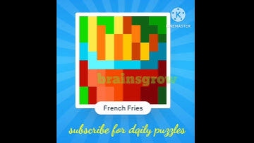 Nonogram Color daily challenge 13 july 2023 - Easy - solution / answer / how to solve #brainsgrow