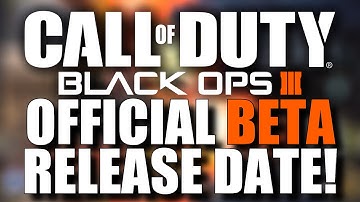 Black Ops 3: Official PS4 Beta Release Date Revealed! Xbox One and PC Coming After