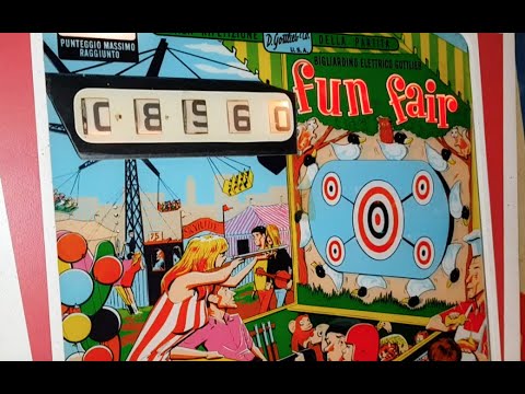 1968 Gottlieb FUN FAIR Pinball Machine In Action - YouTube