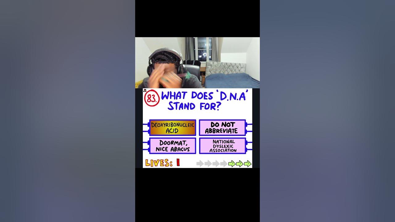 What Does DNA🧬 Stand For?? shorts funny quiz YouTube