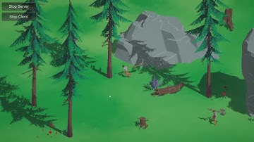 Unity 3D Pixel Art Test - Woodland Scene