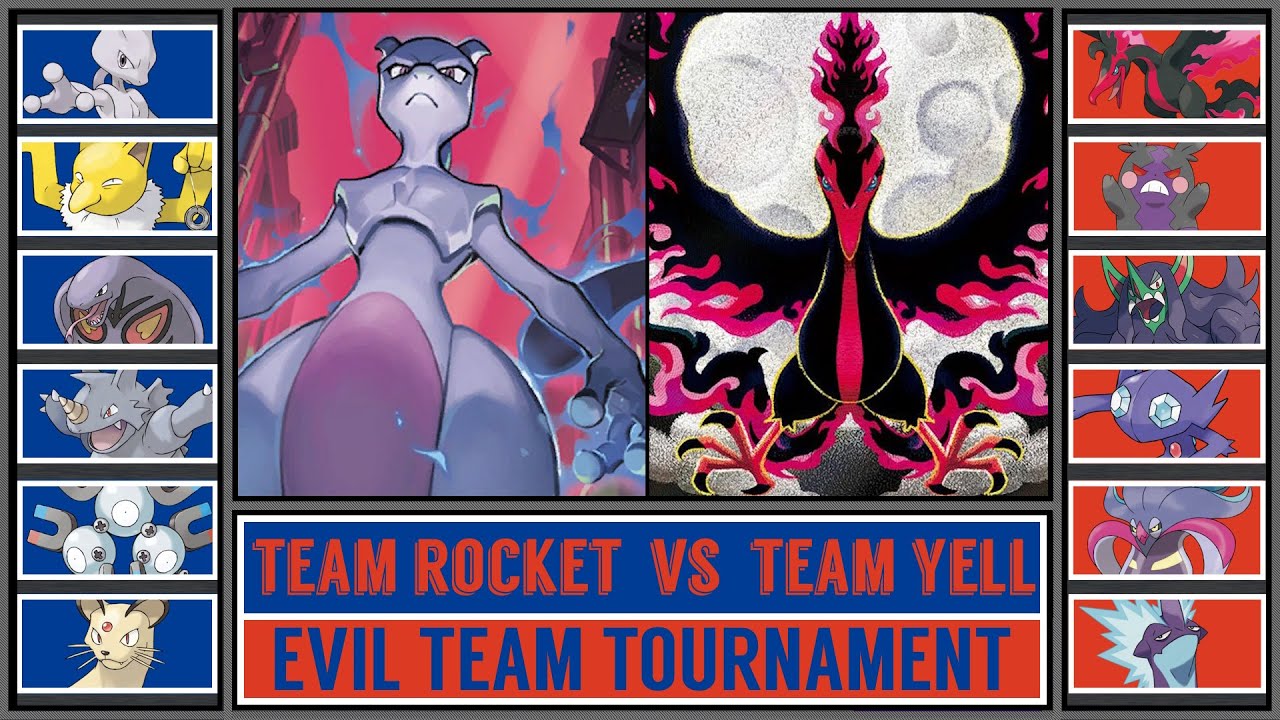 TEAM ROCKET vs TEAM YELL | Evil Pokémon Team Tournament [Battle #2]