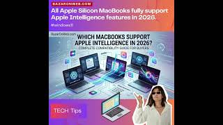 All Apple Silicon MacBooks fully support Apple Intelligence features in 2026