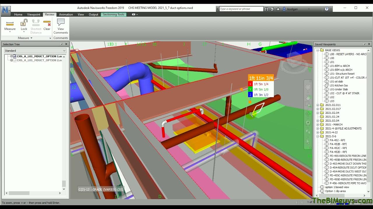 Navisworks Measuring Part 2 YouTube