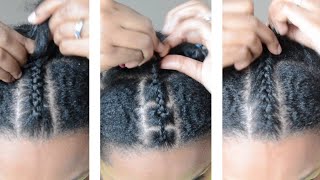 3 # TRESSES PLAQUÉES / TRESSES COLLÉES / WAY TO CORNROW