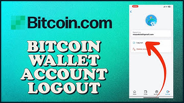 How to Sign Out Bitcoin Wallet 2024? Bitcoin.com Wallet Logout