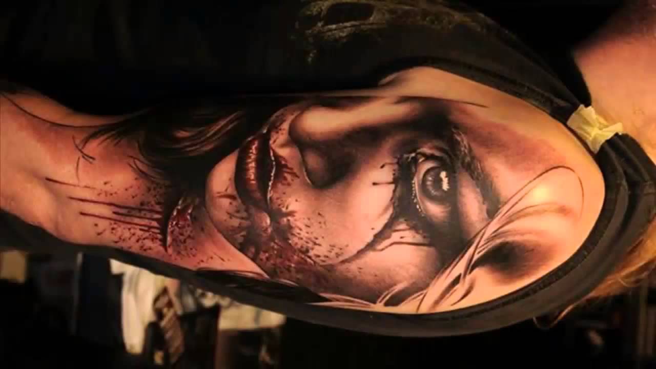 Amazing Girl Portrait Tattoo Designs - Best Tattoos in the World - YouTube