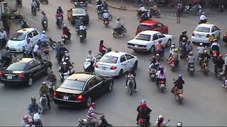 VIETNAM chaotic traffic in Hanoi