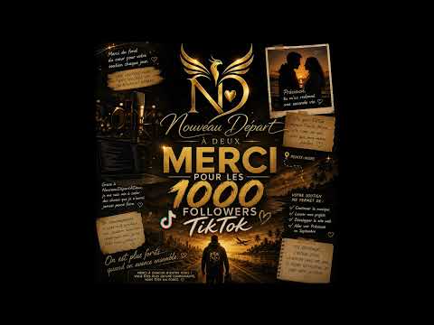 ❤️ Merci pour les 1000 abonnés TikTok ❤️