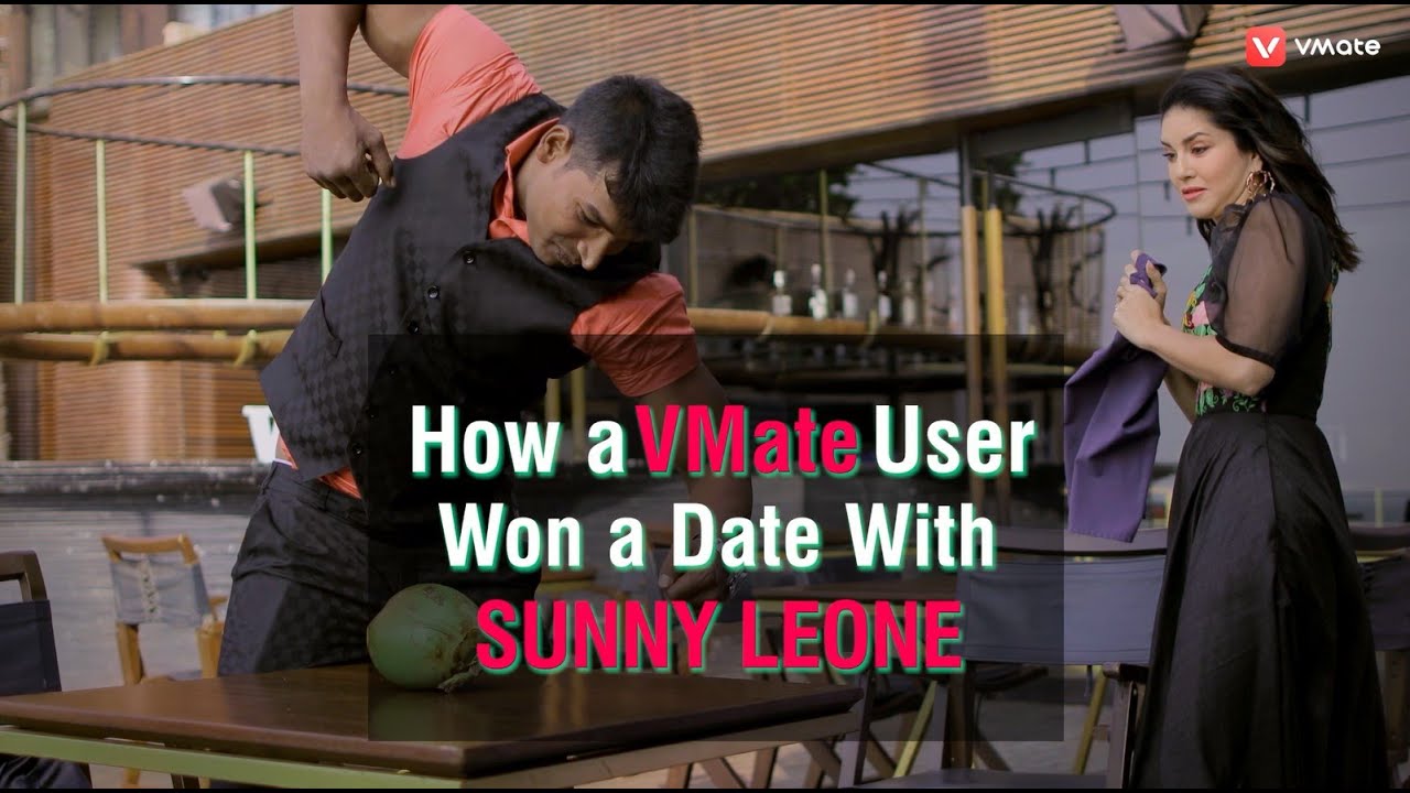 Sunny Leone's blind date with the strongest man Abdullah Pathan in VMate | Next Indian WWE King |