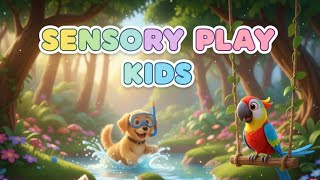 Soft & Squishy Animal Sensory Fun | Fun Learning for Toddlers 🐶💛 screenshot 3