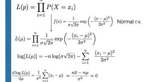 The maximum likelihood estimator for the normal random variable