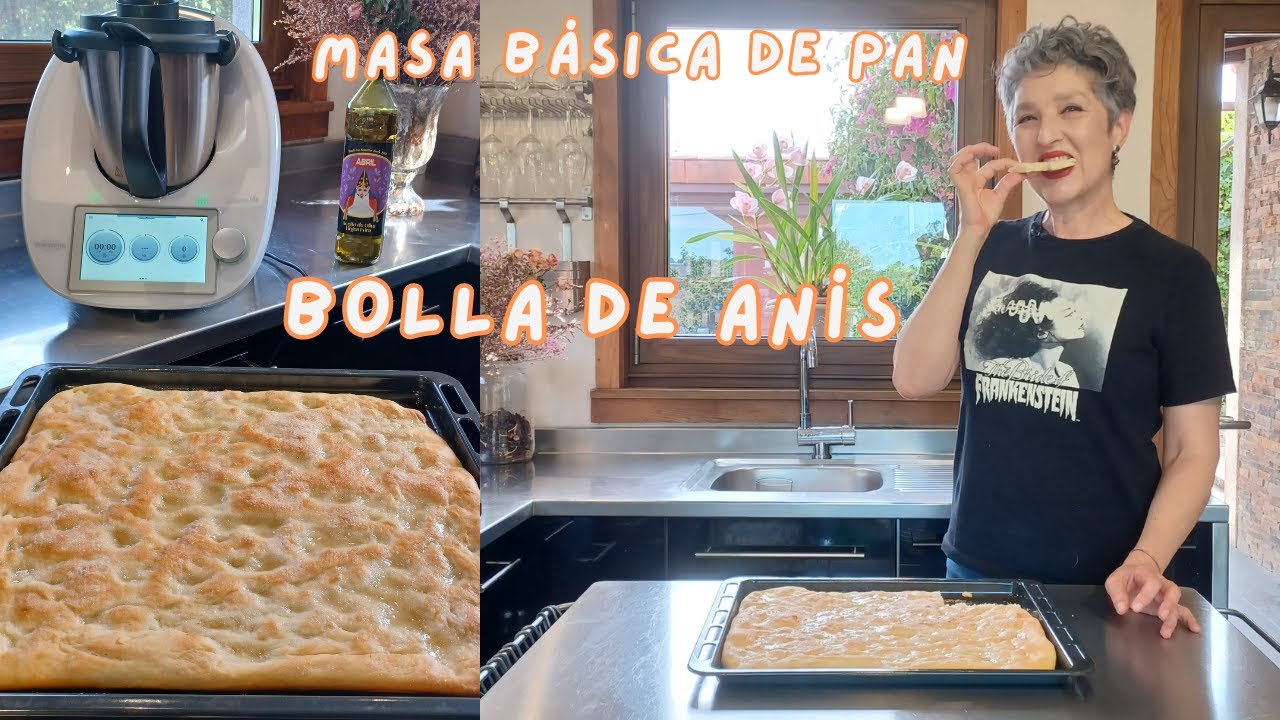 🍞 MASA BÁSICA DE PAN 🥖 BOLLA DE ANÍS #1 🫓 con Thermomix® #TM6 #TM5 #TM31 🔝