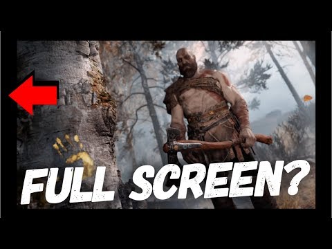 GOD OF WAR 4 | HOW TO SET FULL SCREEN | HOW TO REMOVE BLACK BORDERS | NO FULL SCREEN FIX