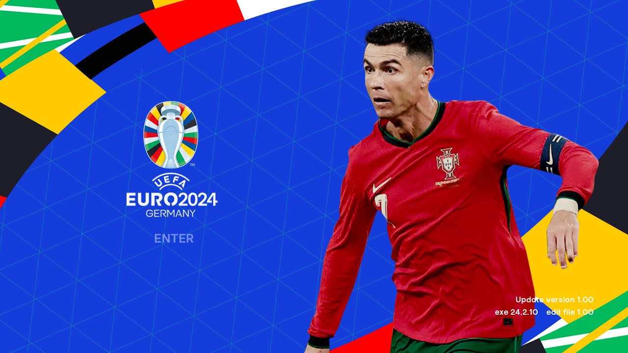 Release!!! Graphic Menu EURO 2024 V2 For PES 2021 by WinPES21 - YouTube