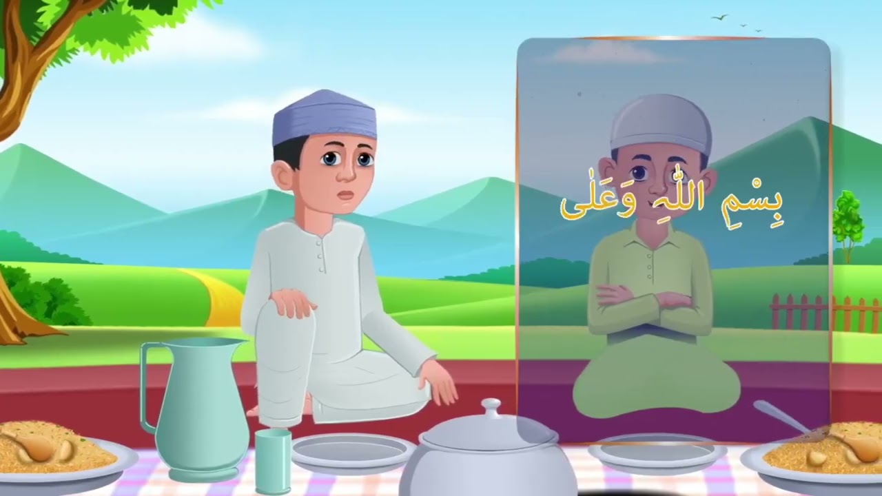 Praying for eating food ✨