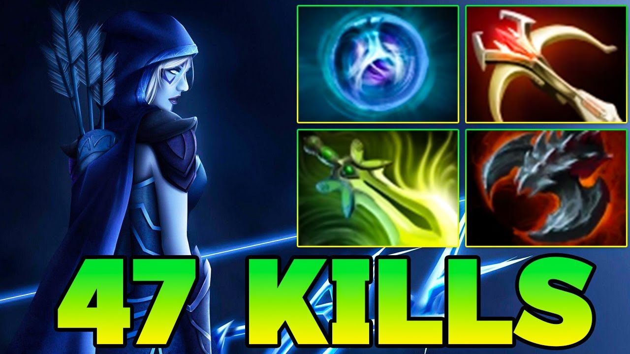 47 Kills Drow Ranger Still Lost Match !! Dota 2 Drow Ranger Pro Gameplay Build Carry Safelane 7.39