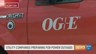 Utility companies preparing for power outages
