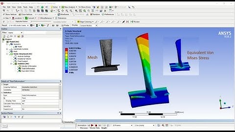 Structural Analysis of Axial Compressor Rotor Blade | ANSYS Workbench Tutorial