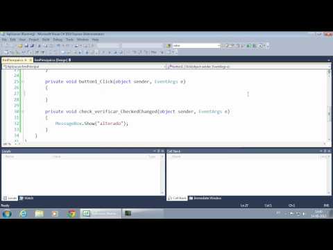 205   CheckBox   Propriedade ThreeState e evento CheckedChanged