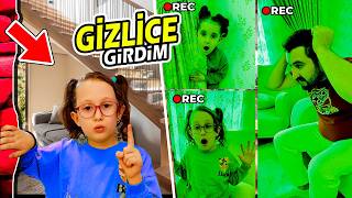 GİZLİCE KENDİ EVİMİZE GİRDİM !! BAHAR BANU ALYA VE GÖKHAN'I KORKUTTUM !