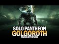 Solo pantheon raid boss 1  golgoroth atraks sovereign destiny 2