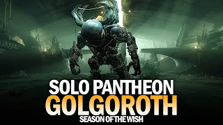 Solo Pantheon Raid Boss #1  Golgoroth (Atraks Sovereign) [Destiny 2]