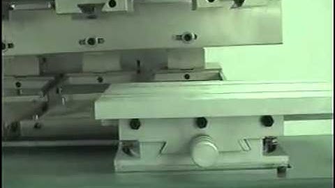 Three Color Pad Printing Machine with Shuttle