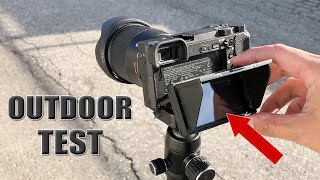 Sony Mirrorless Camera LCD Sun Hood/Shade Outdoor Test! (Sony A6000/A6300/A6500) [4K] 60fps 21:9