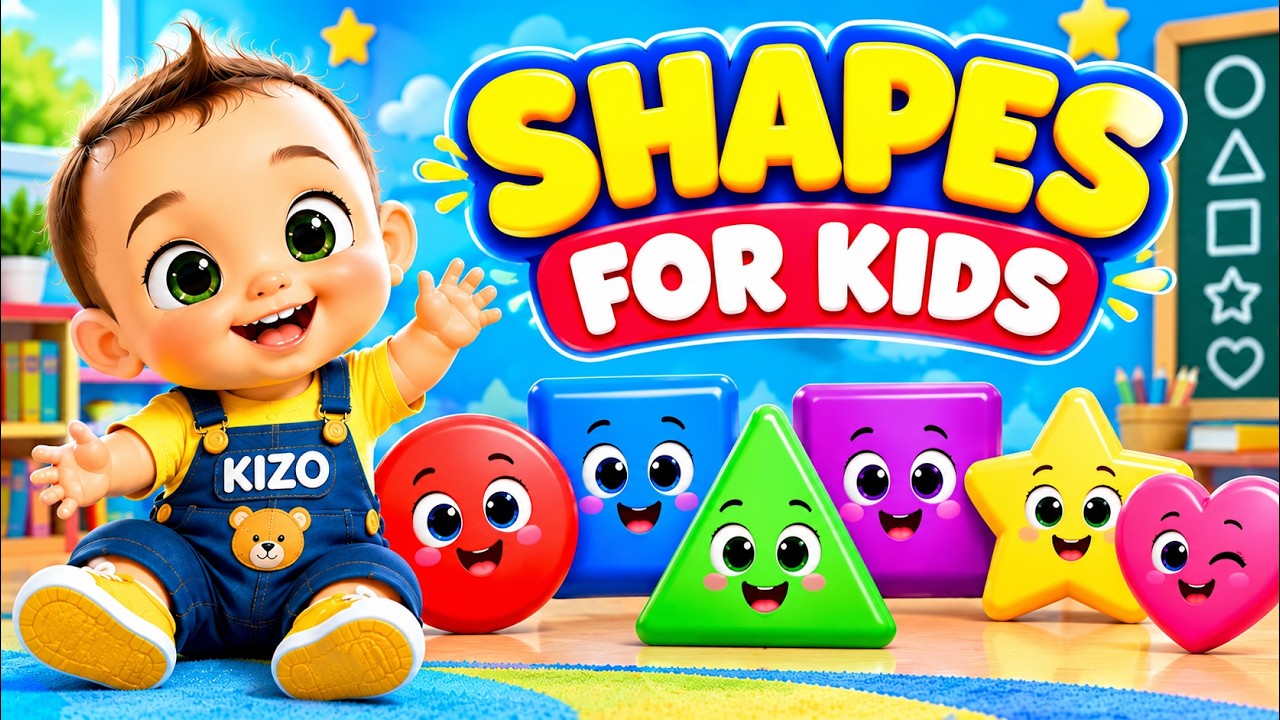Shapes for Kids | Learn Shapes in English | Preschool Learning Video ...
