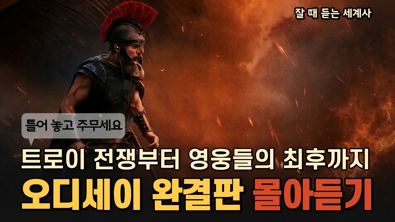 🌙성우 이지선 낭독 | 영화보다 10배 재밌는 트로이 전쟁과 오디세이 완결판 | 잘듣세