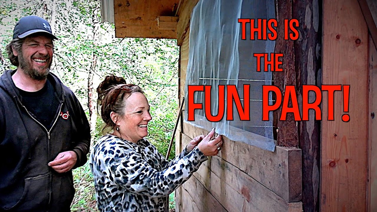 Finishing Touches alaska offgridliving walltent birds YouTube