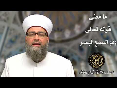 ما معنى قوله تعالى وهو السميع البصير