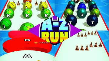 🔠AZ Run - 2048 ABC Runner (Level-266 To 270) All Level || Relaxing ASMR Puzzle Ball Runner Game