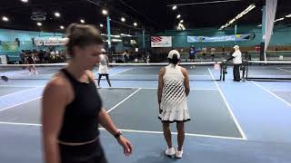 Final, women’s doubles Amy Zhang &Tracy Zhou against team TGO Pickle Crew.