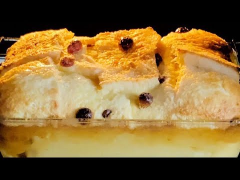 Creamy Bread and Butter Pudding | Creamy Custard Buttered Bread Recipe