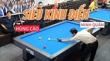 Bida siêu kinh điển MINH QUÂN gặp HÙNG CÀO giải master cadre 71/2 cúp MR BEN