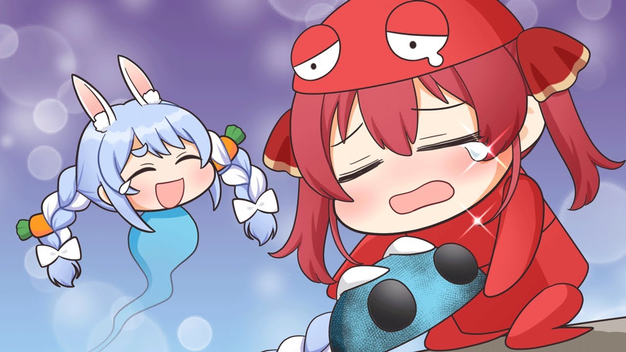 Captain Marine Gently Talks to What-Used-to-be-Pekora [Hololive Animation / Eng Sub]