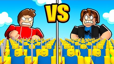 CHOP VS FROSTY NOOB ARMY VS PRO ARMY IN ROBLOX NOOB ARMY TYCOON