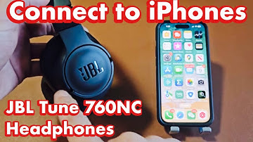 JBL Tune 760NC Headphones: How to Connect to iPhones & iPads