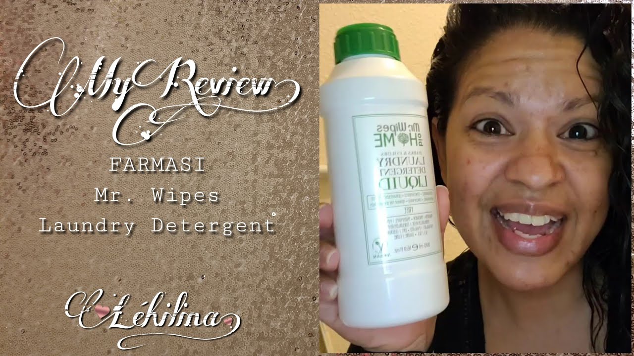 My Review FARMASI Mr. Wipes Laundry Detergent MHIFB YouTube