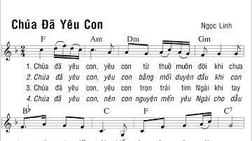 CHÚA ĐÃ YÊU CON HL - NGỌC LINH - Trình bày Cd Mông Triệu gx. Fatima - (HL - CN 29, 8.12 ĐM Vô Nhiễm)