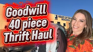 I Spent $250 in 3 hours at Goodwill for 40 items | Part time reseller 