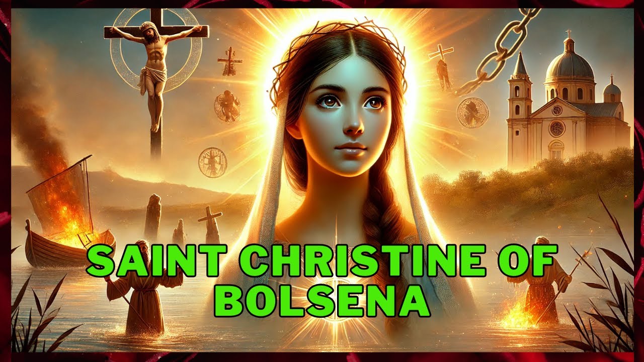 ✝️The Incredible Story of Saint Christina   She was thrown into a red hot iron furnace🌹