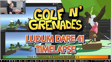 Ludum Dare 41 Timelapse - Making a game in 48 Hours - Golf N