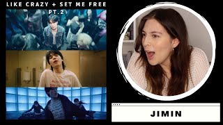 지민 (Jimin) 'Like Crazy' Official MV & 'Set Me Free Pt.2' Official MV REACTION